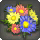 Rainbow Daisy Corsage