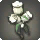 White Campanula Corsage