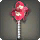 Red Paperflower Earring