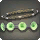 Green Cornflower Wristlets