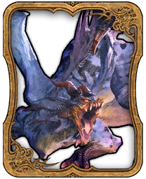 Carte Triple Triade Dragon bleu