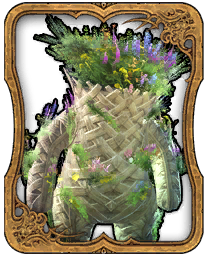 Carte Triple Triade Panier fleuri
